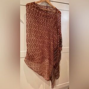 Gorgeous Silk shawl/poncho